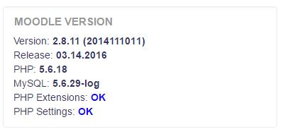 LMS Version in LMS 2.8