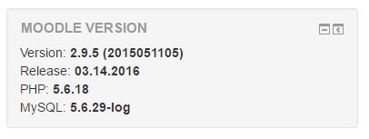 LMS Version in LMS 2.9