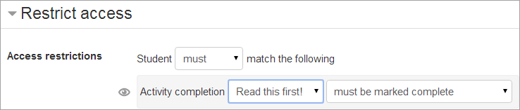 "must be marked complete"/greyed out"